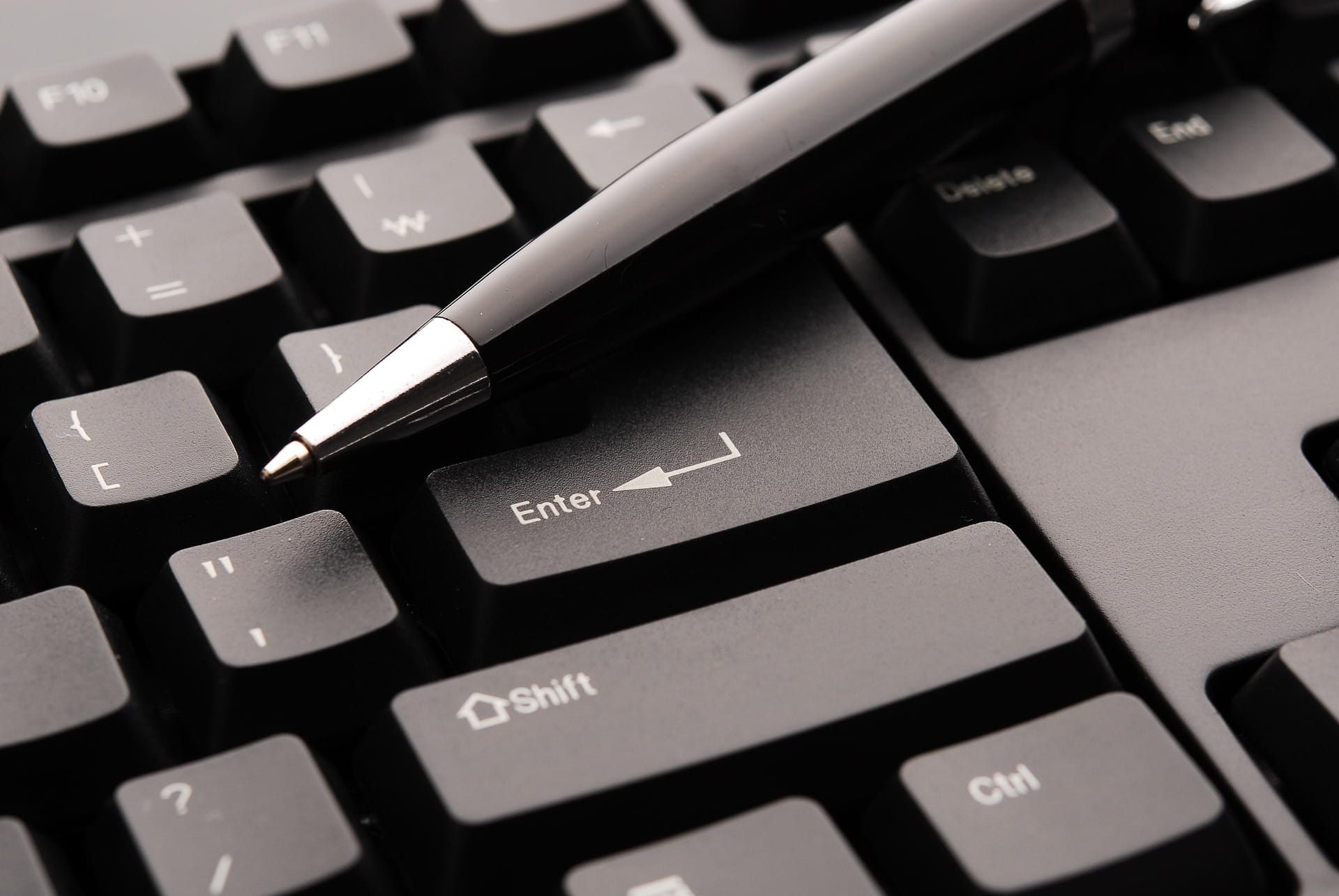 Image of Keyboard and Pen