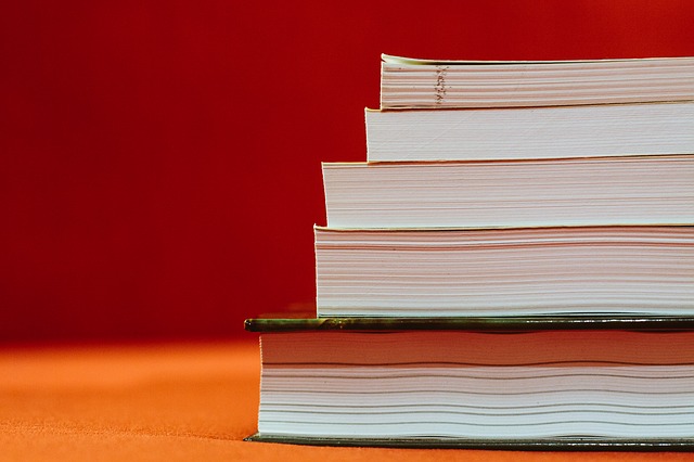 Image of a Stack of Textbooks