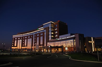 Image of Parkview Regional Medical Center at Night