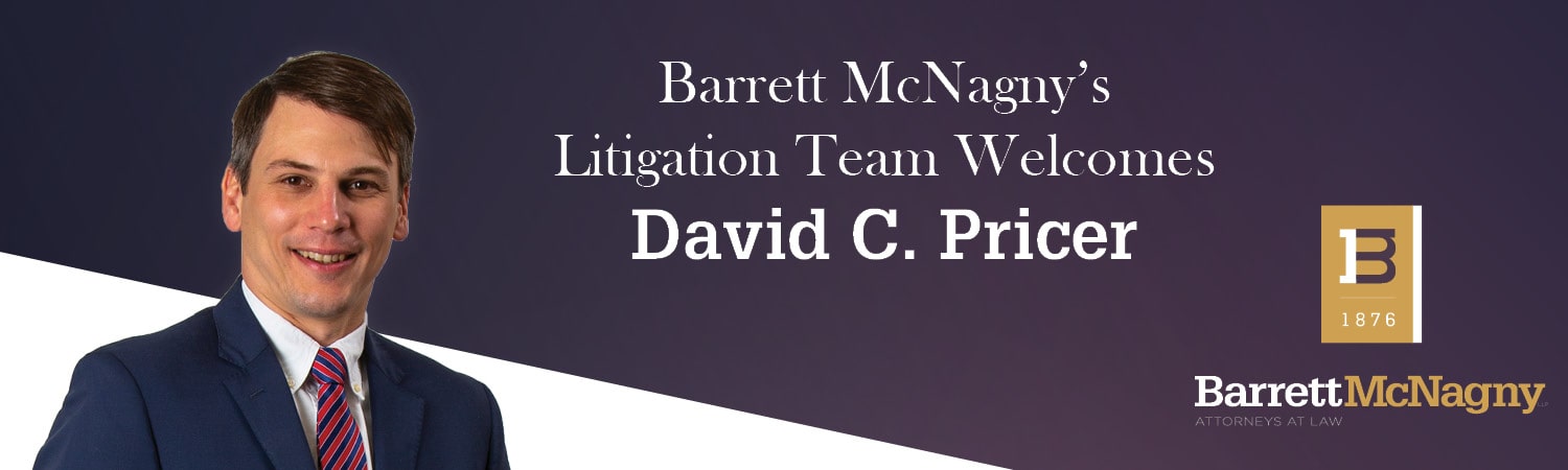 Barrett Welcomes David Pricer