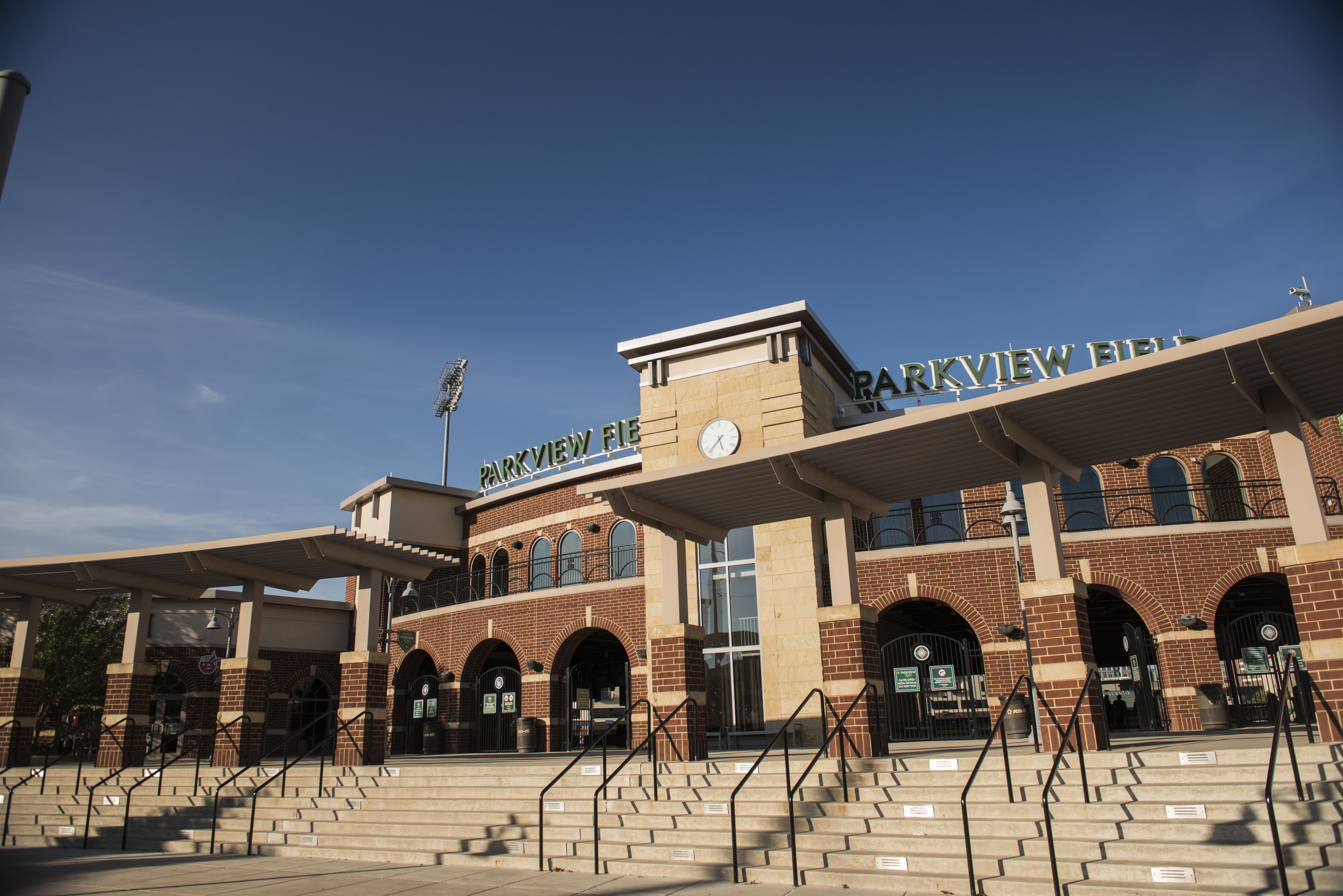 Image of the front entrance of Parkview Field